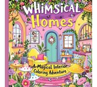 Whimsical Homes: A Magical Interior Coloring Book for Adults and Teens Featuring Cozy, Fantasy-Inspired Rooms