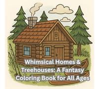 Whimsical Homes & Treehouses: A Fantasy Coloring Book for All Ages: Magical Treehouses, Cozy Cottages, Forest Dwellings & Enchanted Villages to Color and Enjoy (Cute & Calm Coloring)