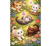 Whimsical Kittens Garden Notebook: A Cute & Cozy Journal for Cat Lovers and Dreamers