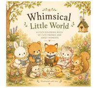 Whimsical Little World: A Cozy Coloring Book of Cute Friends and Sweet Moments
