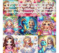 Whimsical Princesses Coloring Book For Adults And Teens: A Magical Fairy Tale Adventure With Charming Characters And Scenes For Relaxation And Stress Relief