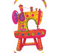 Whimsical Sewing Machine Notebook - 6x9 Lined Journal for Quilters, Crafters & Stitch Lovers | 100 Pages | Cute Sewing Gift for Women & Makers