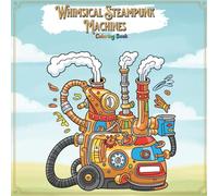 Whimsical Steampunk Machines Coloring Book: Fun and Engaging Activity for Kids and Adults | A Creative and Relaxing Activity for All Ages | Whimsical and Useless Retro-Futuristic Inventions