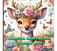 Whimsical Valentine Deer Coloring Book