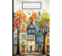 Whimsical Village Composition Book for Cozy Writing, Creative Notes, and Fall Inspiration