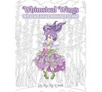 Whimsical Wings: A Cozy Fairy Coloring Escape: 60 Jungle Fairies to Soothe Your Soul and Spark Creativity (Cozy Days Series)