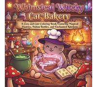 Whimsical Witchy Cat Bakery: A Cozy and Cute Coloring Book Featuring Magical Pastries, Potion Bottles, and Enchanted Kitchens