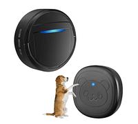 Whimsii Wireless Dog Doorbell, Ring Bell to Go Outside, IP55 Waterproof Buttons, 55 Melodies, 4 Volume Levels and 950ft Range (Black, 1 Transmitter, 1 Reciever)
