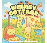 Whimsy Cottage : Snuggly & Whimsical Coloring Experience: A Cozy Adult Coloring Book with Cute Cottages, Charming Animals, and Delightful Village Scenes for Relaxation and Creativity (Whimsy World)