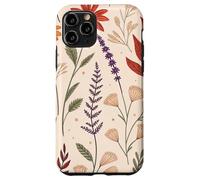 Whimsy Fall Garden in Bloom with Retro Florals Carcasa para iPhone 11 Pro