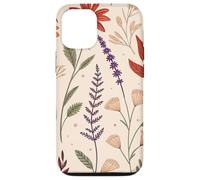 Whimsy Fall Garden in Bloom with Retro Florals Carcasa para iPhone 12/12 Pro