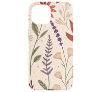 Whimsy Fall Garden in Bloom with Retro Florals Carcasa para iPhone 15