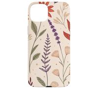 Whimsy Fall Garden in Bloom with Retro Florals Carcasa para iPhone 15 Plus