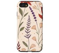 Whimsy Fall Garden in Bloom with Retro Florals Carcasa para iPhone SE (2020) / 7/8