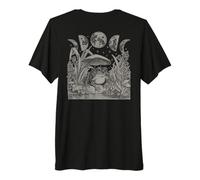 Whimsy Goth Fairycore Grunge Frog Mushroom Moon Vintage Camiseta Premium