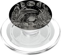 Whimsy Goth Fairycore Grunge Frog Mushroom Moon Vintage PopSockets PopGrip para MagSafe
