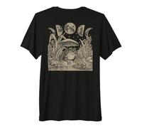 Whimsy Goth Fairycore Witchy Frog Mushroom Moon Vintage Camiseta Premium