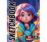 Whimsy Sketchbook: Trace & Draw Dreamy Girls - 80 Sheets with 10% Opacity: Perfect for Anime, Cartoon, and Fantasy-Inspired Art Practice | Soft Matte Cover | Large 8.7" x 11.25" Size