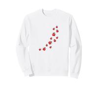 Whimsy Twee Ladybug Trail Cute Summer Aesthetic Sudadera