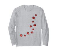 Whimsy Twee Ladybug Trail Heart Cute Summer Manga Larga
