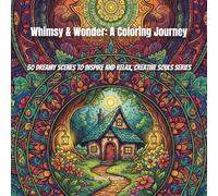 Whimsy & Wonder: A Cozy World Coloring Book: 50 Enhancing scrnrs for adult & Creative Souls, Stress Relief , Relaxing