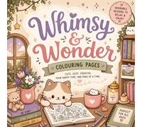Whimsy & Wonder Coloring Book: Cute Cozy Coloring Pages for Relaxation