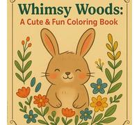 Whimsy Woods: A Cute & Fun Coloring Book: For Kids Ages 3-8 | Adorable Forest Animals, Wholesome Scenes, and Easy-to-Color Pages (Whimsy Wonders Series)