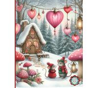 Whimsy Woods Valentine's Day Composition Notebook: Enchanted Forest Journal | 120 Wide-Ruled, Lined, Cream-Colored Pages