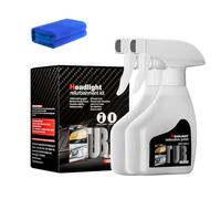 Whimsyard Headlight Restorer Kit - 2025 Upgrade for Yellowing & Scratches, Ceramic Coating Polish Cleaner, Universal Fit All Cars (2pcs)