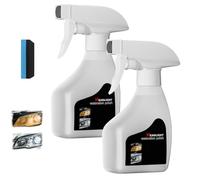 Whimsyard Headlight Restorer, Whimsyard Headlight Restoration Spray, Automotive Headlights Renewal and Restoration Kit, for Brighter, Clearer Headlights, for All Cars (2PCS)