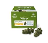 WHIMZEES Alligator, masticable dental diario natural para perros, masticable de larga duración, 65 piezas, talla M