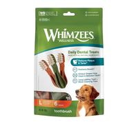6 barritas Whimzees Snacks Dentales para perros de razas grandes