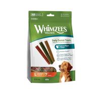 WHIMZEES Palitos L 7 Piezas - Talla L | Golosinas para Perros Grandes, de Larga Duración, Naturales y Sin Cereales, Vegetarianas, Sin Azúcares Añadidos