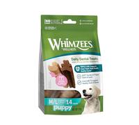 WHIMZEES Palitos para Cachorros M/L 14 Piezas - Talla M & L | Golosinas para Cachorros Medianos/Grandes, de Larga Duración, Naturales y Sin Cereales, Vegetarianas, Sin Azúcares Añadidos