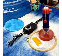 WHIPIN Lápiz para impresión batik, kit Kistka Pysanky, lápices eléctricos para teñir con cera, suministros para impresión en tela con temperatura ajustable, ideal para pintar sobre tela