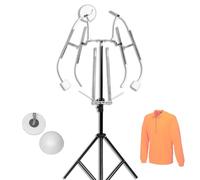 WHIPIN Percha invisible para maniquí, maniquí con almohadilla de espuma para el pecho, expositor para maniquíes de fotografía, ajuste flexible, para fotografía de moda, tiendas y todo tipo de ropa