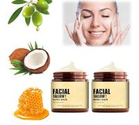 Whipped Beef Tallow And Honey Balm,Grass Fed Grass Finished Organic Face Cream,4.23oz Tallow Face Moisturizer,Beef Tallow For Skin,Body Cream,Skin Care And Lip Balm (2pcs)