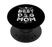 Whippet Best Dog Mom Dogs Lovers Funny Mothers Day PopSockets PopGrip Adhesivo