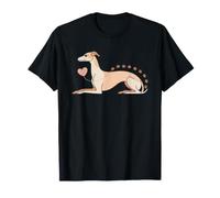 Whippet Linea Fina Canino Retrato De Amante del Perro Camiseta