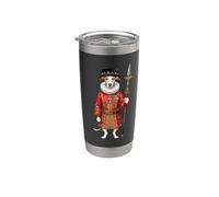 Whippet - Taza de café con diseño de perro de la Torre de Londres Vaso térmico de acero inoxidable de doble pared