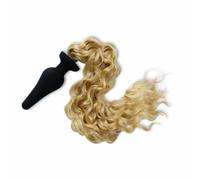Whipsmart Furry Tales - Tapón de Silicona para Cola de Caballo de 4 Pulgadas (Blonde)