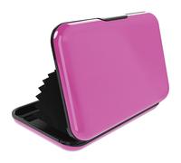 Whipwell Tarjetero Hombre Mujer para Tarjetas credito Aluminio RFID Bloqueo Protector de Tarjetas Anti fraude Anti contactless Gran Capacidad Rosa nray