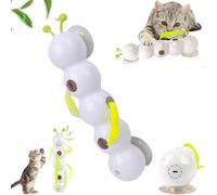 Whirlie - Juguete para gatos con movimiento inteligente con diseño de gusano para gatos de interior, juguetes Happy Luna Cat para caza, saltar y jugar interactivo