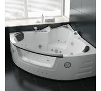 Whirlpool 140x140 Cm Cascada Calefacción Terapia De Luz Sistema De Sonido