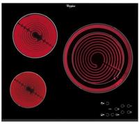 Whirlpool Akt 807-Bf - Vitrocerámica Eléctrica 3 Fuegos