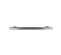 Whirlpool Bauknecht 481010600233 Indesit C00374878 - Tirador de puerta de plástico para horno, color plateado y negro, 530 x 30 x 41 mm