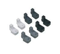 Whirlpool Bauknecht 481010632826 Company C00325759 - Juego de casquillos de plástico para puerta izquierda, 33 x 16 x 24 mm