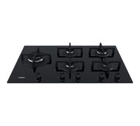 WHIRLPOOL GOA9523NB1 Placa De Cocción Gas Natural 90Cm 5 Zonas Cristal Negro
