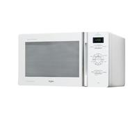 Whirlpool MCP 346 WH - Horno Microondas Libre Instalación 25 Litros 800W Función Vapor Blanco