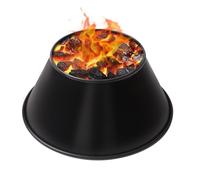 Whirlpool para barbacoa Weber para Weber de 22,26.75 pulgadas WSM Weber Smokey Mountain, doble borde enrollado, accesorios para parrilla de hervidor para Kamado Joe, Big Joe y L/XL Big Green Egg